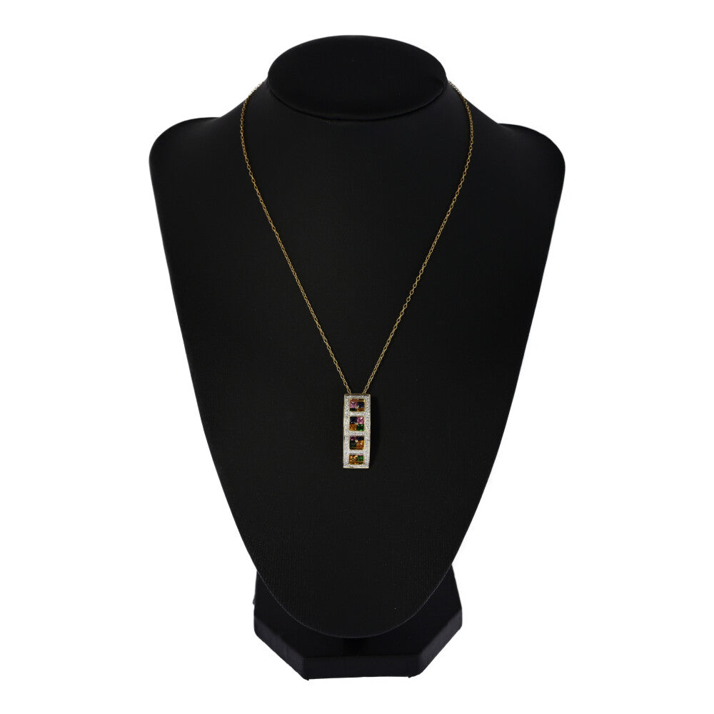 マルチストーン ペンダントトップ