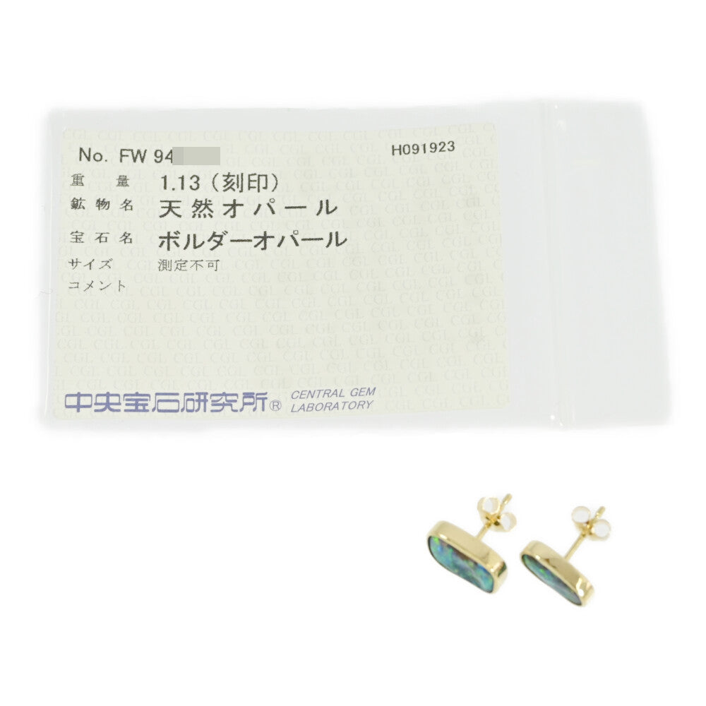 オパール ピアス