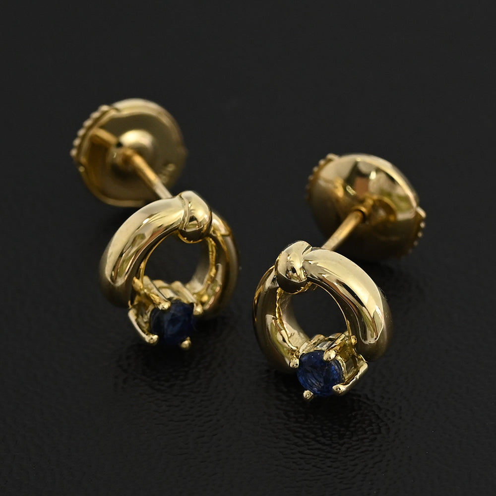 サファイア ピアス