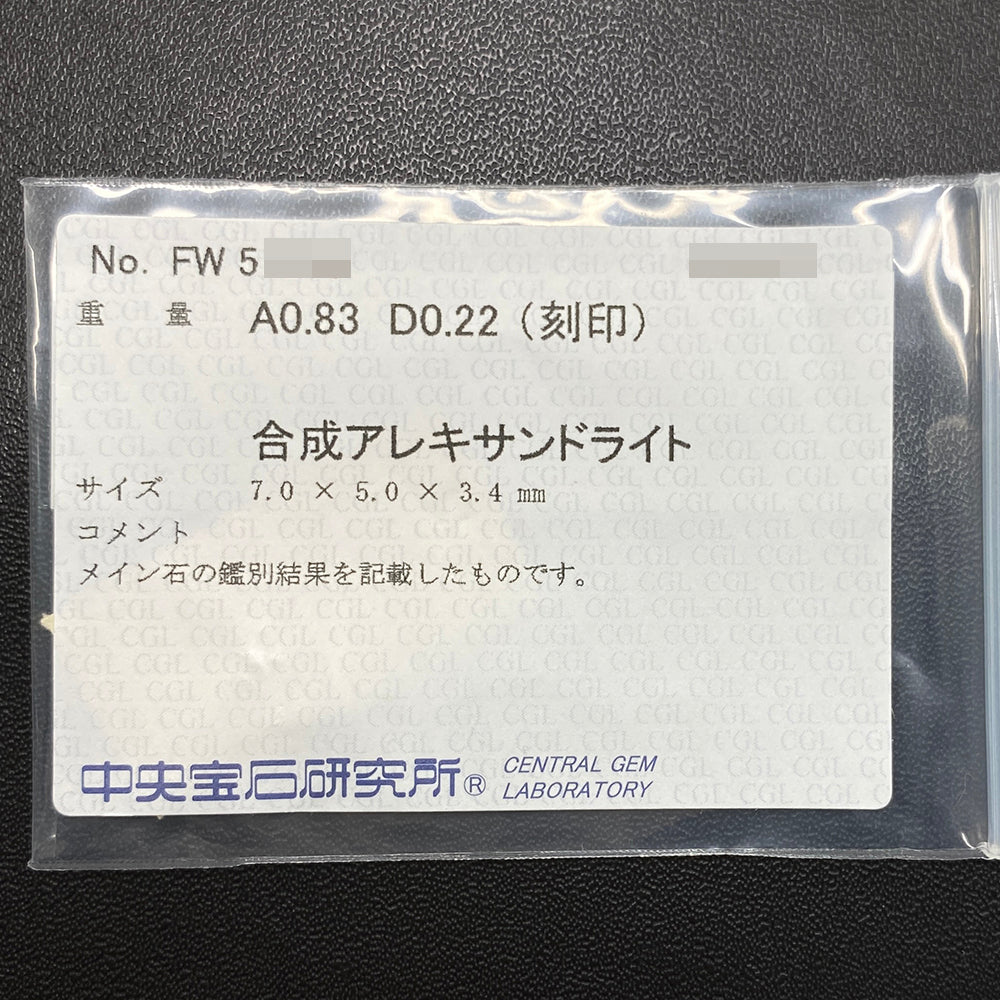 アレキサンドライト リング・指輪