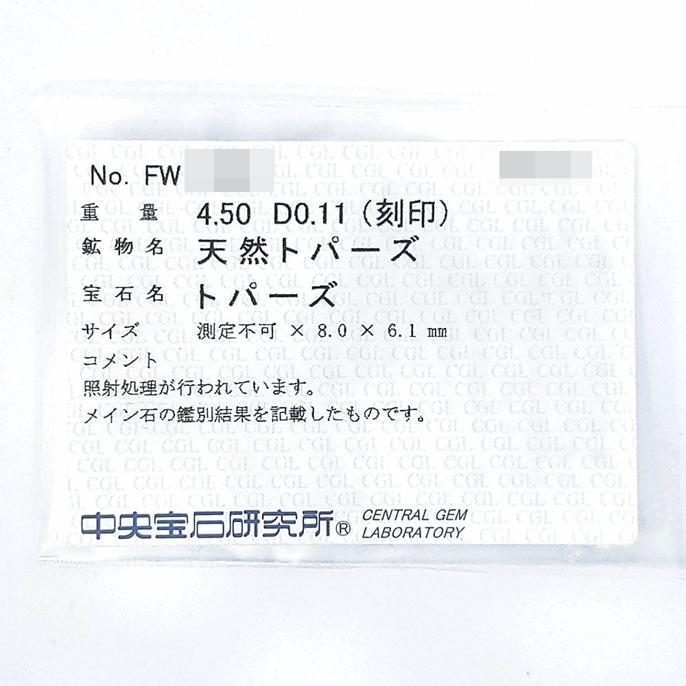 ブルートパーズ リング・指輪