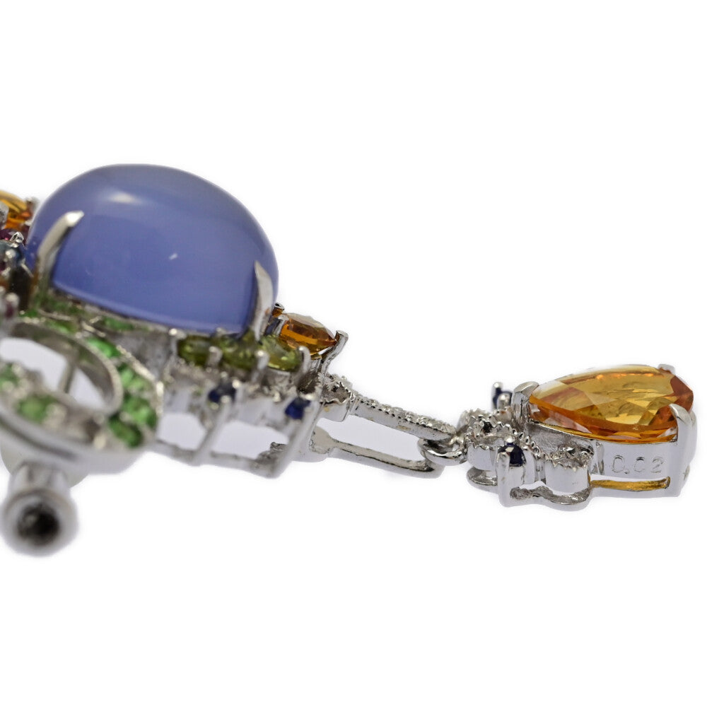 カルセドニー ブローチ・ピンタック