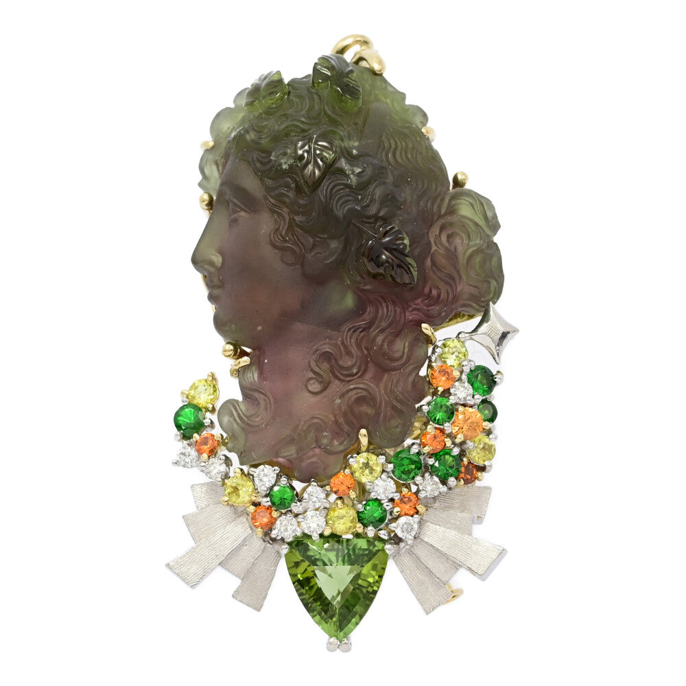 松井久子 ブローチ・ピンタック
