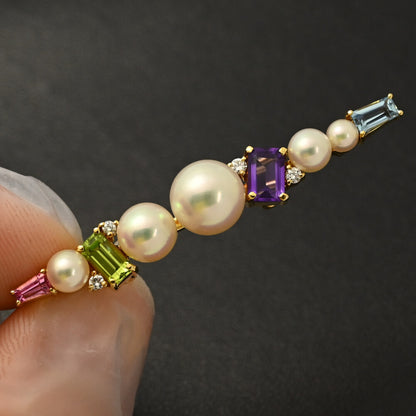 真珠（パール） ブローチ・ピンタック