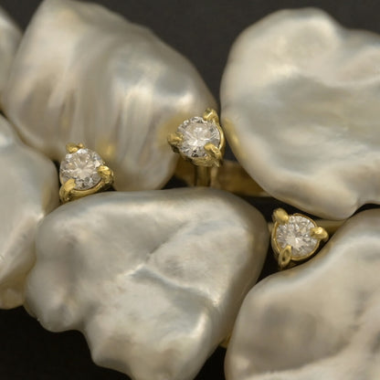 真珠（パール） ブローチ・ピンタック