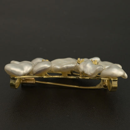 真珠（パール） ブローチ・ピンタック