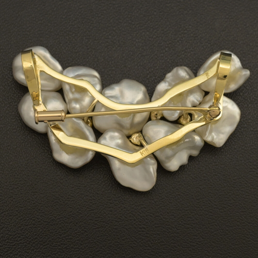 真珠（パール） ブローチ・ピンタック