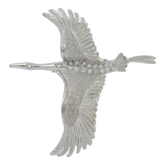 ダイヤモンド ブローチ・ピンタック