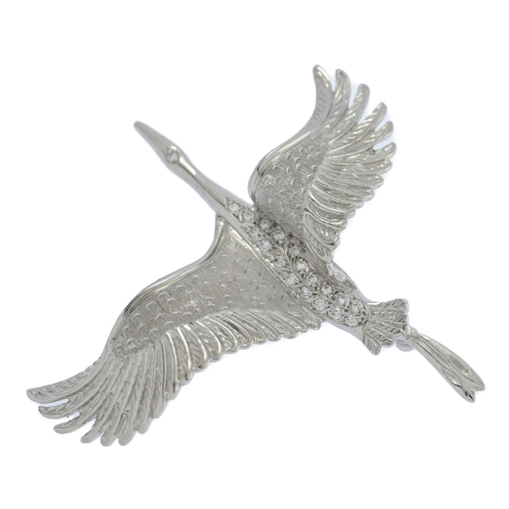 ダイヤモンド ブローチ・ピンタック