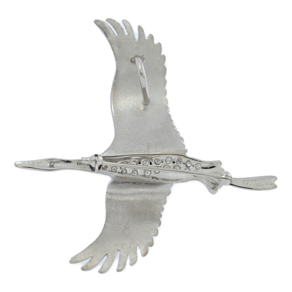 ダイヤモンド ブローチ・ピンタック