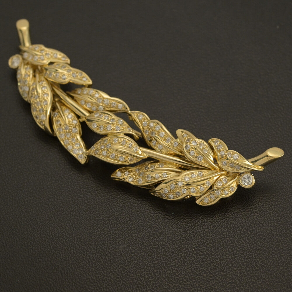 ダイヤモンド ブローチ・ピンタック