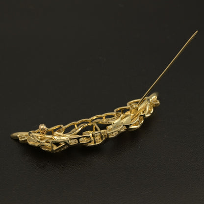 ダイヤモンド ブローチ・ピンタック