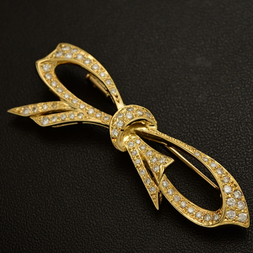 ダイヤモンド ブローチ・ピンタック