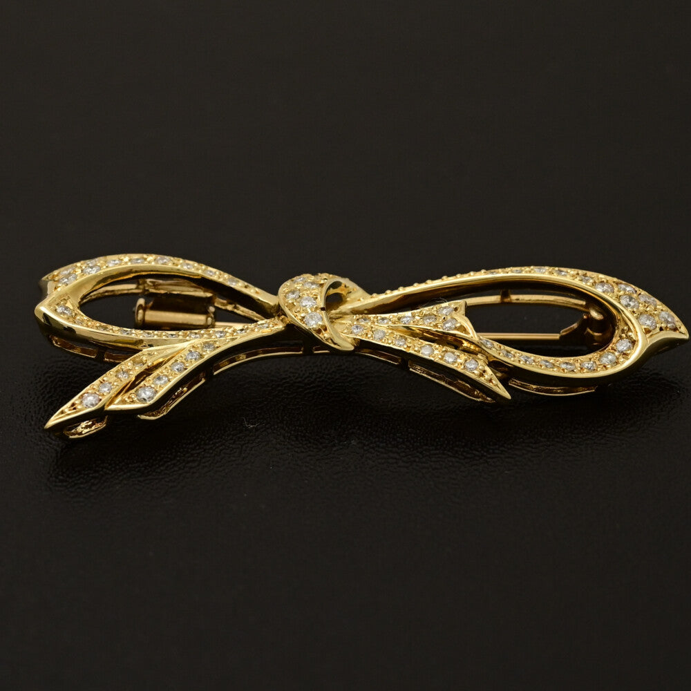 ダイヤモンド ブローチ・ピンタック