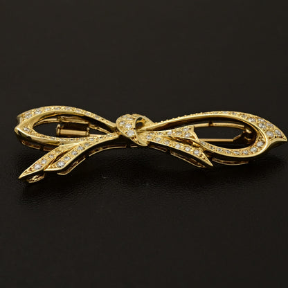 ダイヤモンド ブローチ・ピンタック