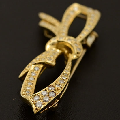 ダイヤモンド ブローチ・ピンタック