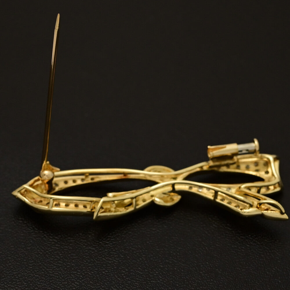 ダイヤモンド ブローチ・ピンタック