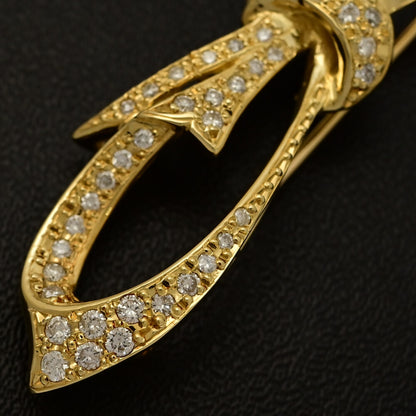 ダイヤモンド ブローチ・ピンタック