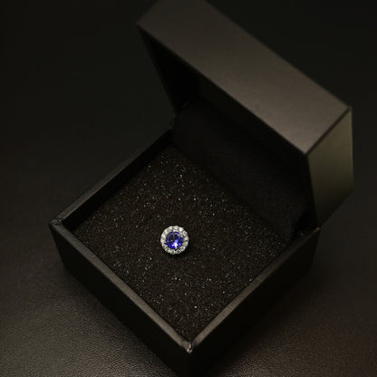 サファイア ブローチ・ピンタック