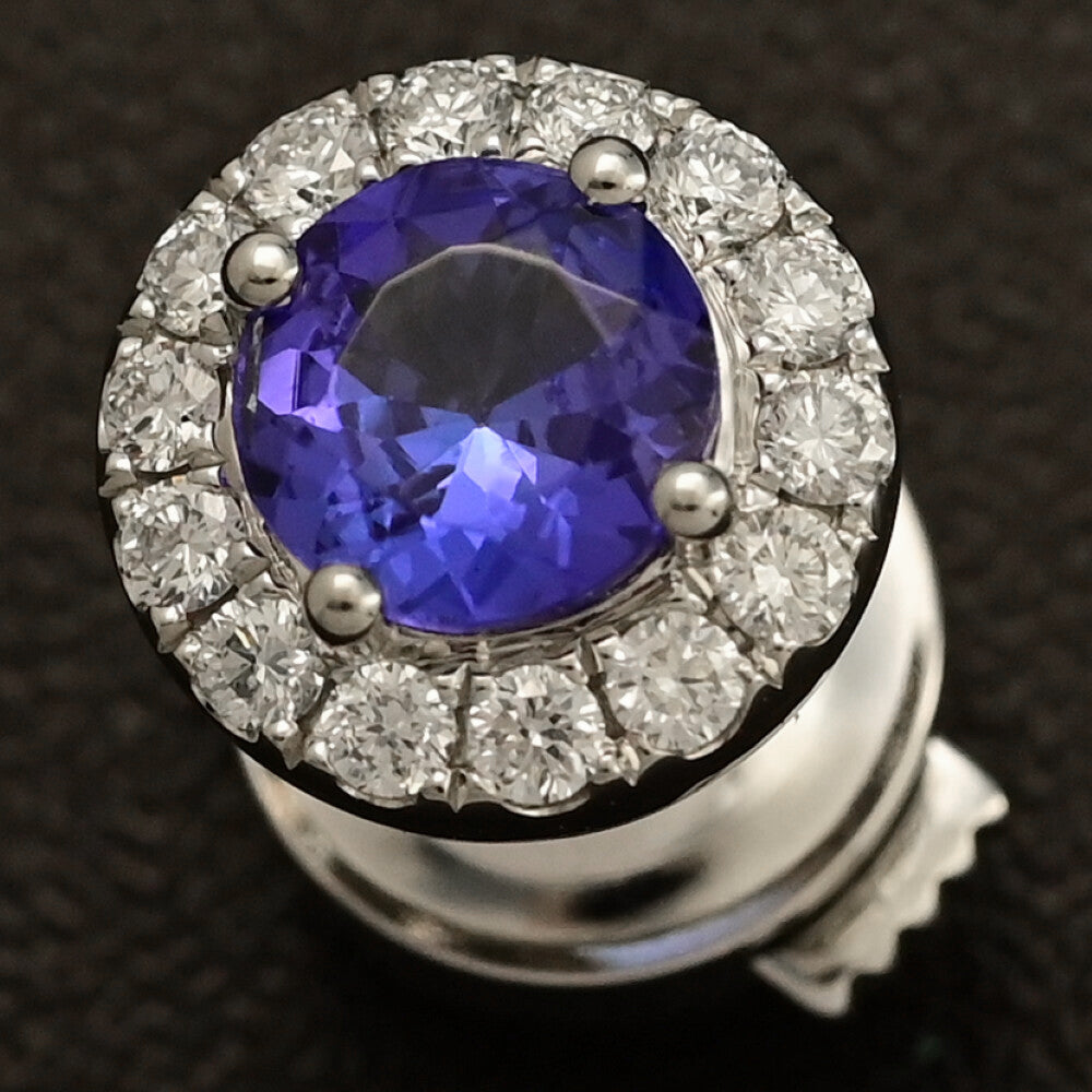 サファイア ブローチ・ピンタック