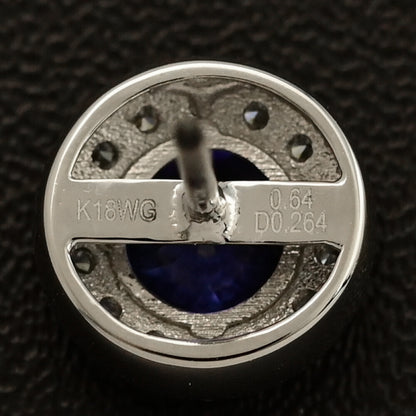 サファイア ブローチ・ピンタック