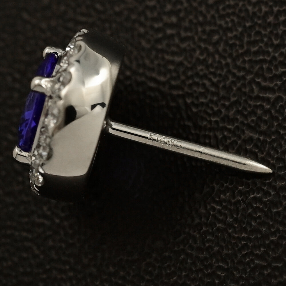 サファイア ブローチ・ピンタック