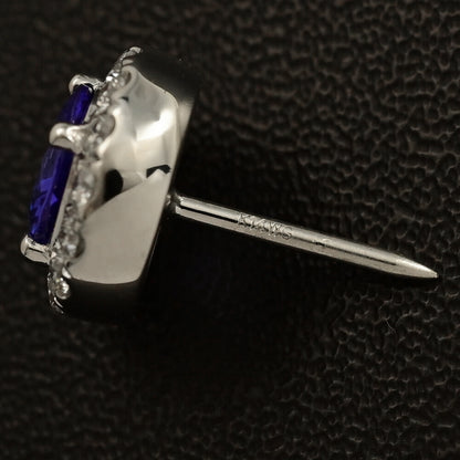 サファイア ブローチ・ピンタック