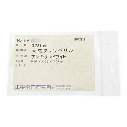 アレキサンドライト ルース