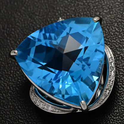 ブルートパーズ ペンダントトップ