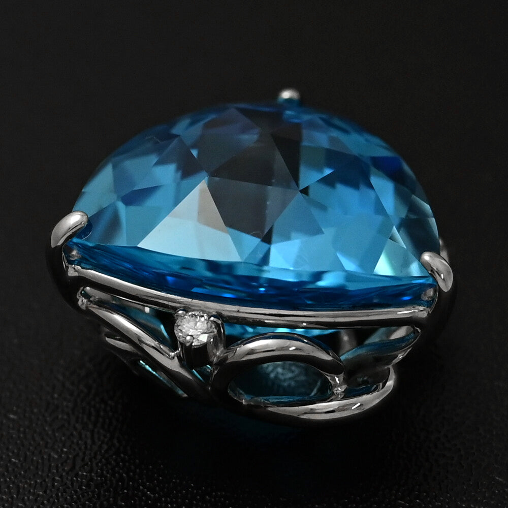 ブルートパーズ ペンダントトップ