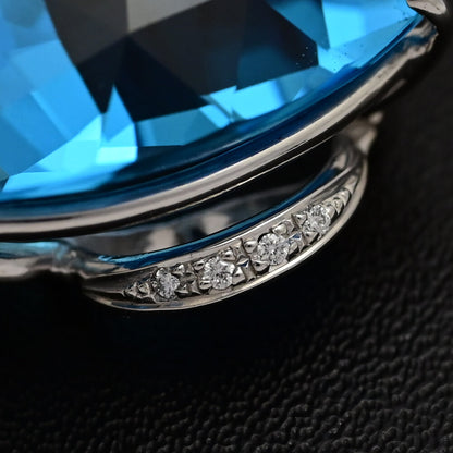 ブルートパーズ ペンダントトップ