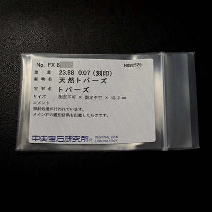 ブルートパーズ ペンダントトップ