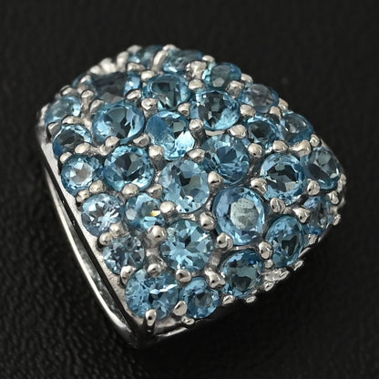 ブルートパーズ ペンダントトップ