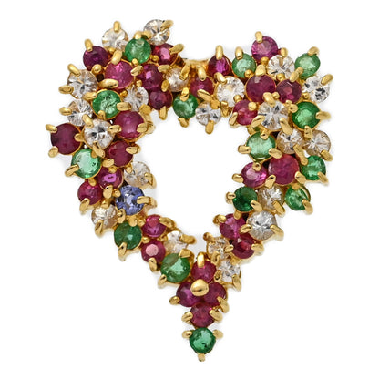 マルチストーン ペンダントトップ