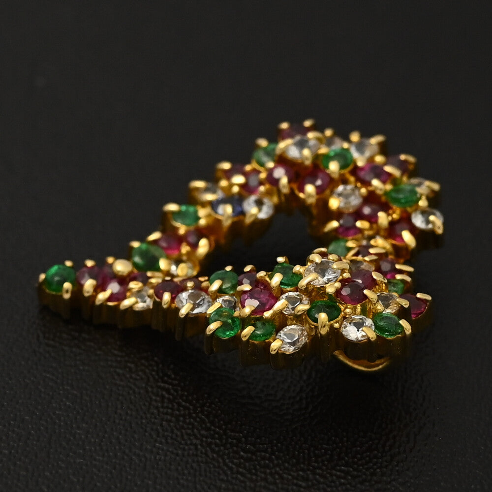 マルチストーン ペンダントトップ