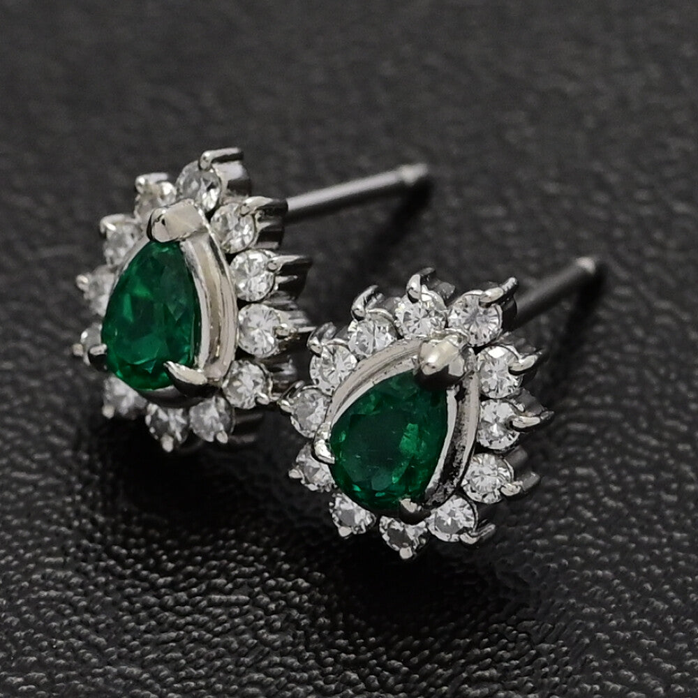 エメラルド ピアス