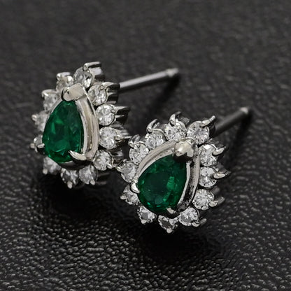 エメラルド ピアス