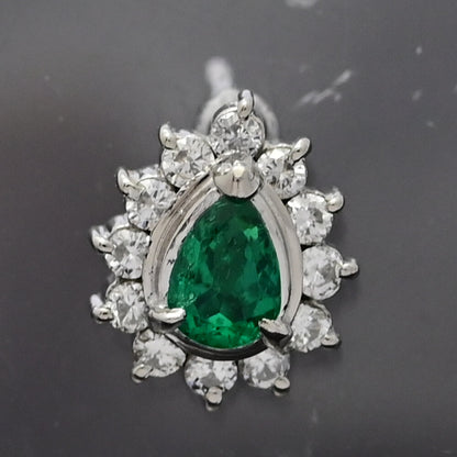 エメラルド ピアス