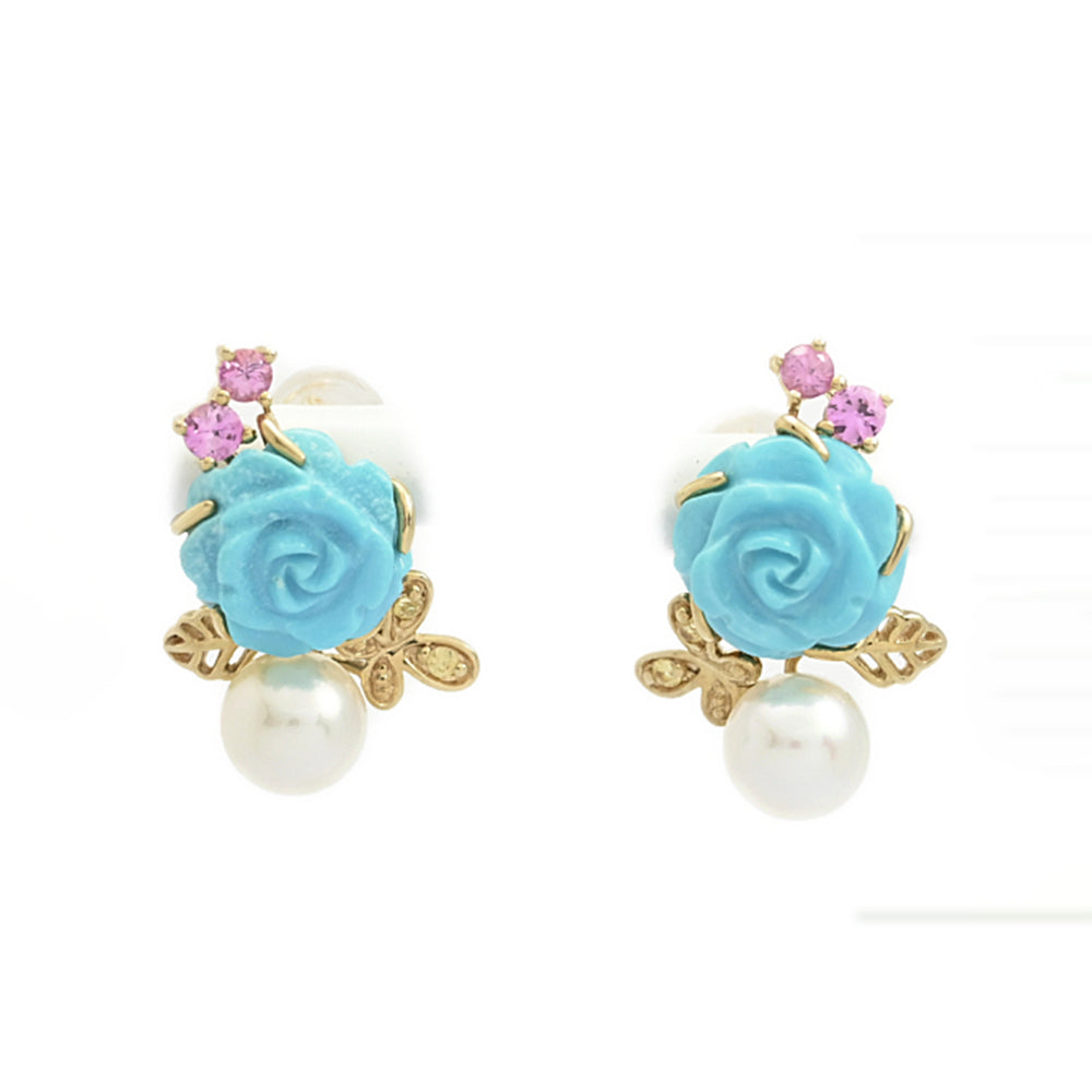 ターコイズ（トルコ石） ピアス
