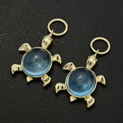 ブルートパーズ ピアス