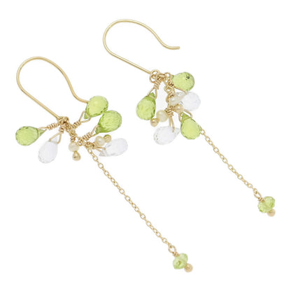 ペリドット ピアス
