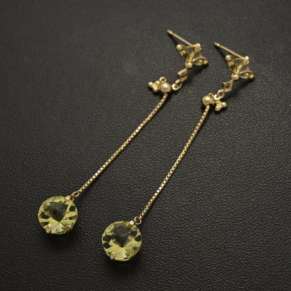 ペリドット ピアス