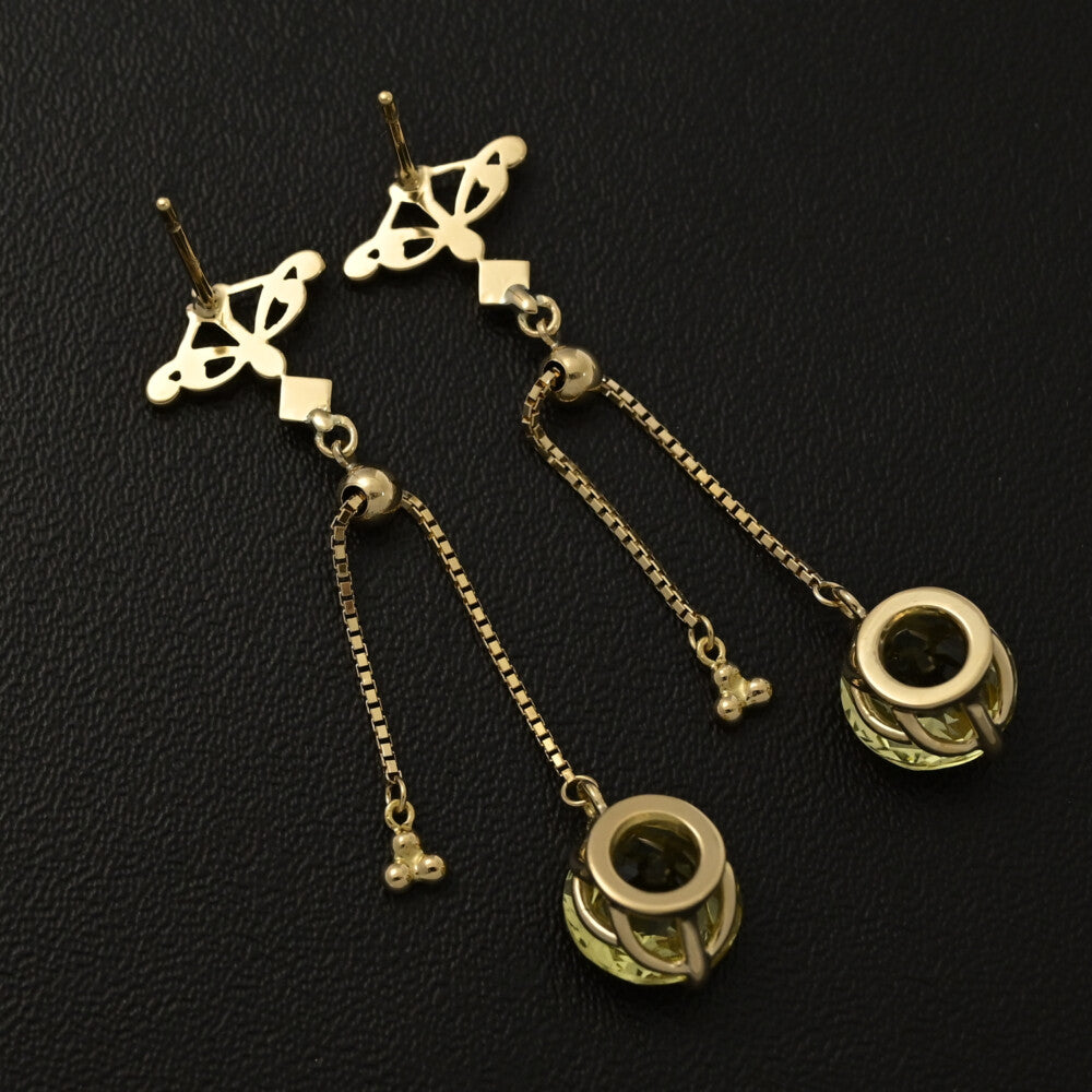 ペリドット ピアス