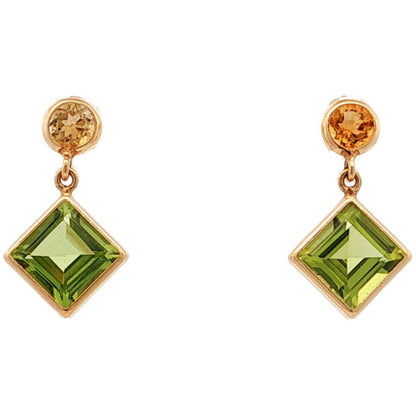 ペリドット ピアス