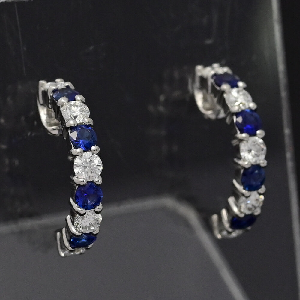 サファイア ピアス