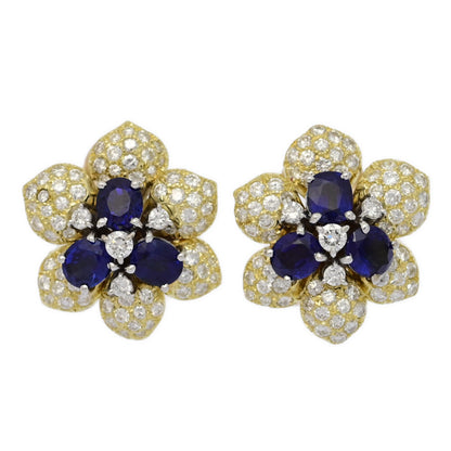 サファイア イヤリング