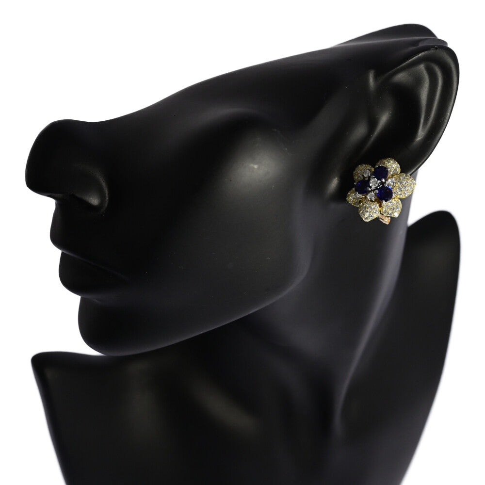 サファイア イヤリング