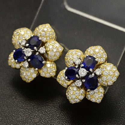 サファイア イヤリング