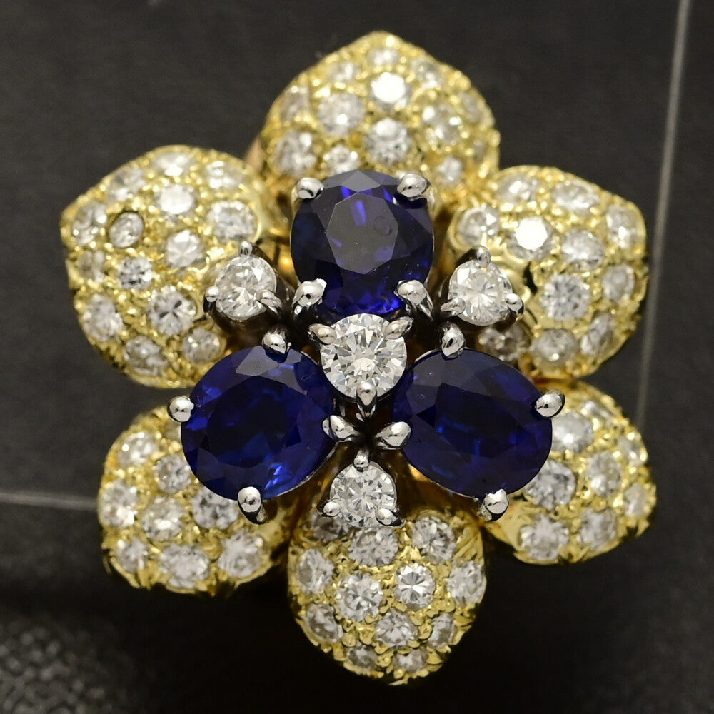 サファイア イヤリング