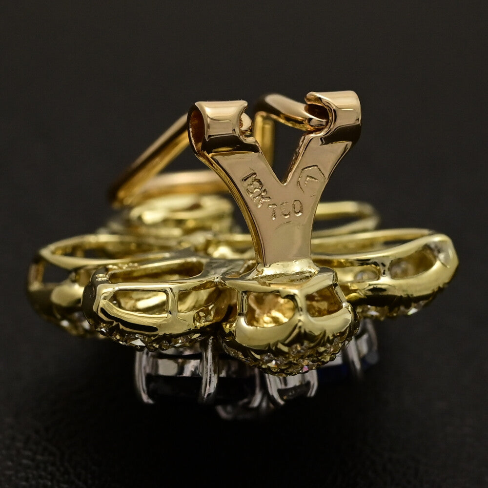 サファイア イヤリング